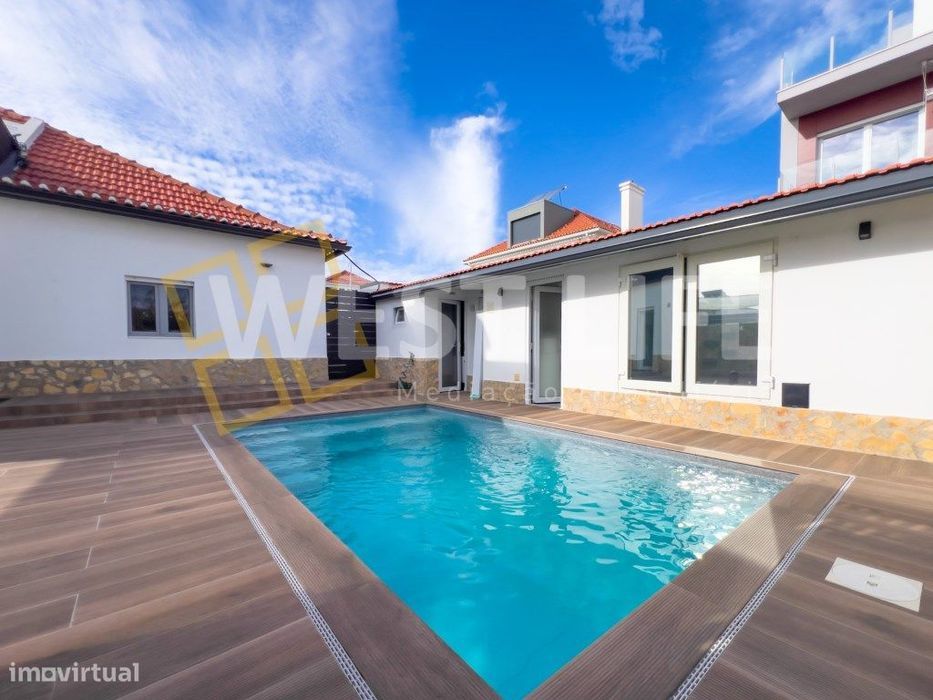 Fantástica Moradia T2 + T0 com uma suite, piscina e churrasqueira -...