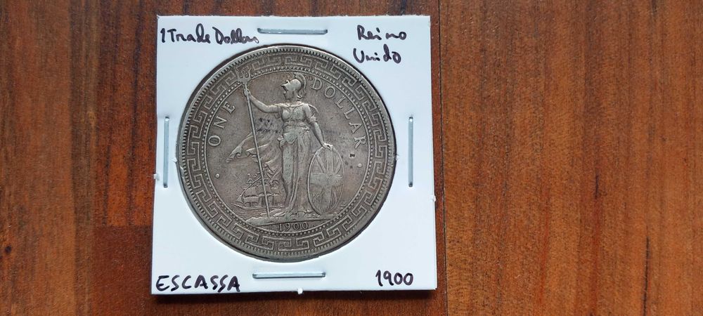 Moeda 1 Trade Dólar 1900 Reino Unido