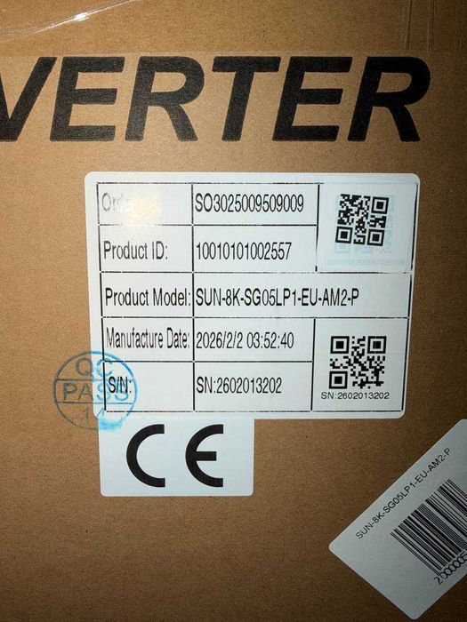 Инвертор гибридный DEYE SUN-8K-SG05LP1-EU-AM2-P (в наличии!)
