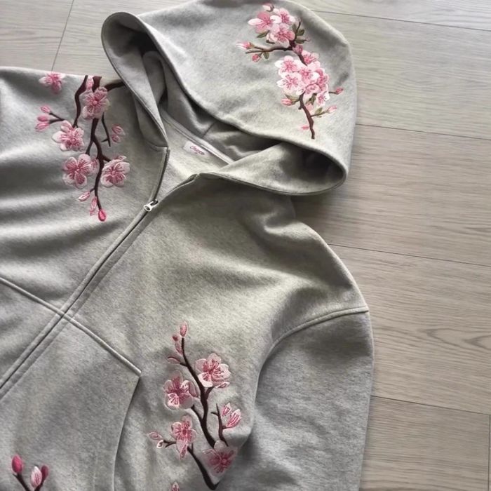 Зіп худі сакура/zip hoodie sakura