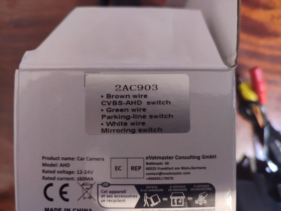 Камера заднього виду VW Passat Jetta Tiguan Touran Touareg