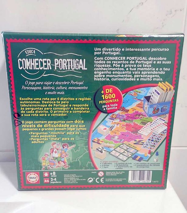 Jogo Conhecer Portugal - Educa