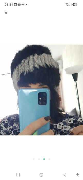 Хутрова трендова шапка аля Буковель