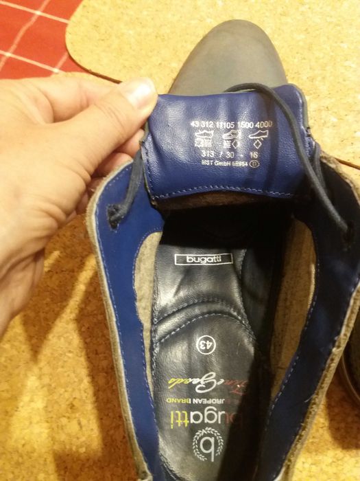 Sztyblety wiązane Bugatti 43