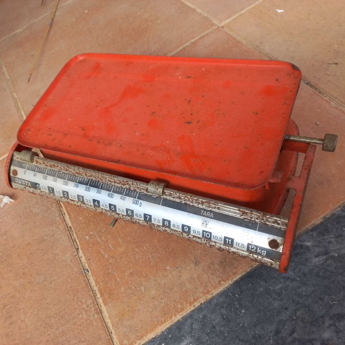 Balança metálica vintage