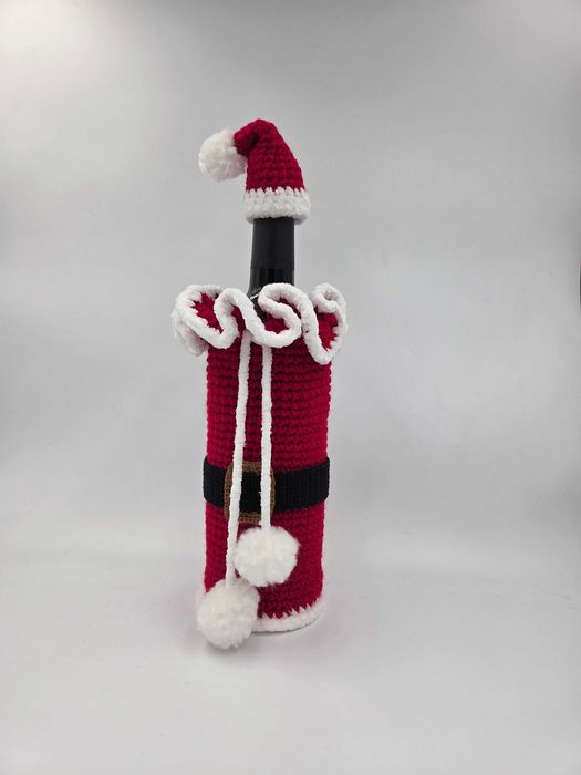 Pokrowiec Świąteczny na butelkę  wina