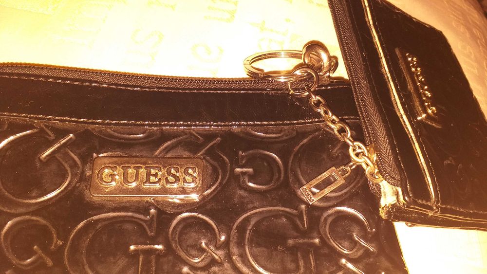 Torebka  kopertówka  Kosmetyczka z Portfelem  2 w 1 *  GUESS