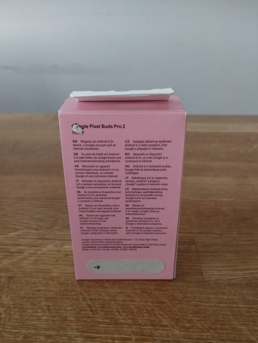 Наушники беспроводные Google Pixel Buds Pro 2 Peony