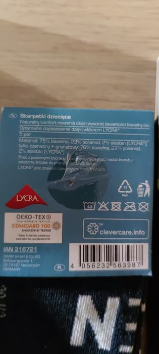 Zestaw skarpetek męskich