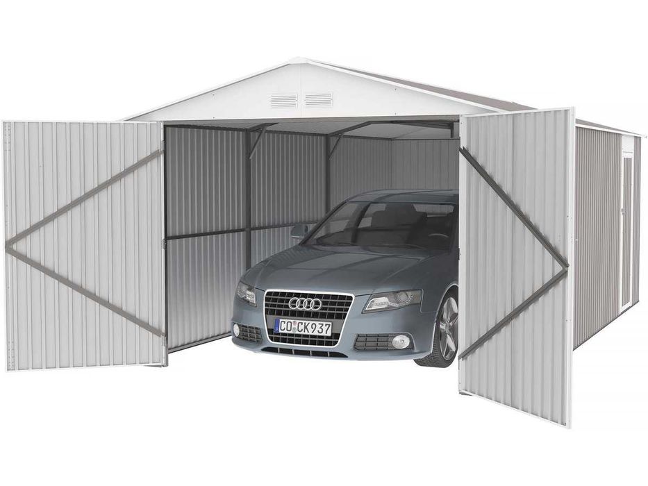 Garagem de metal 5,80 x 3,20 x 2,35 m