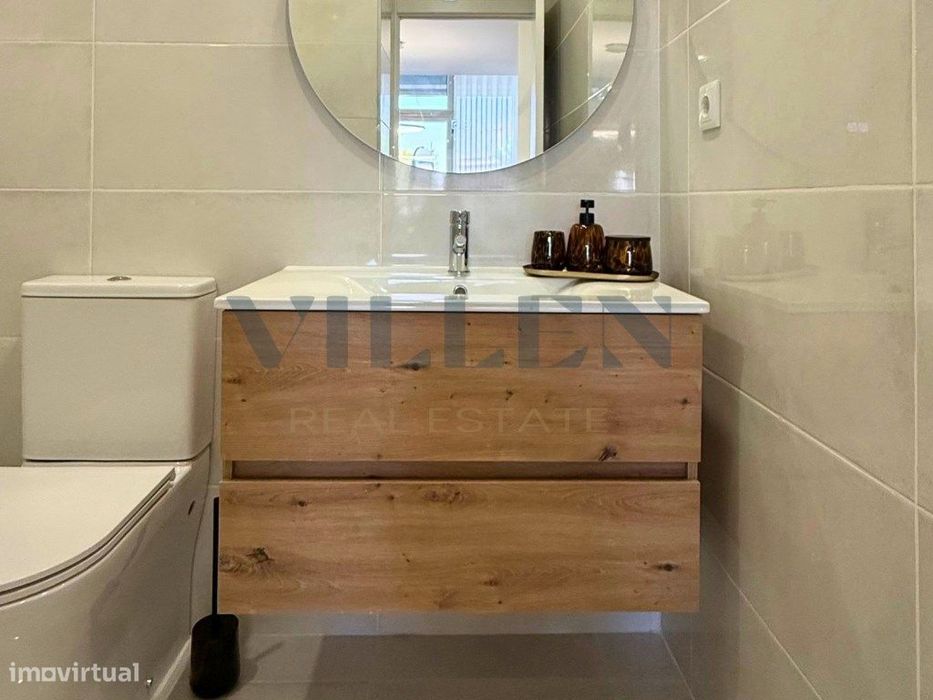 Apartamento T1 mobilado no centro da Trofa