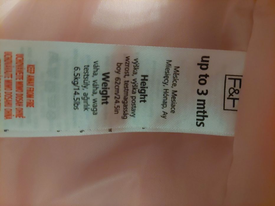 Kombinezon zimowy dla niemowlaka