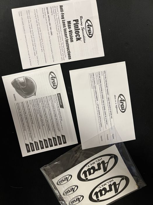 Arai Quantic Diamond White – Como Novo