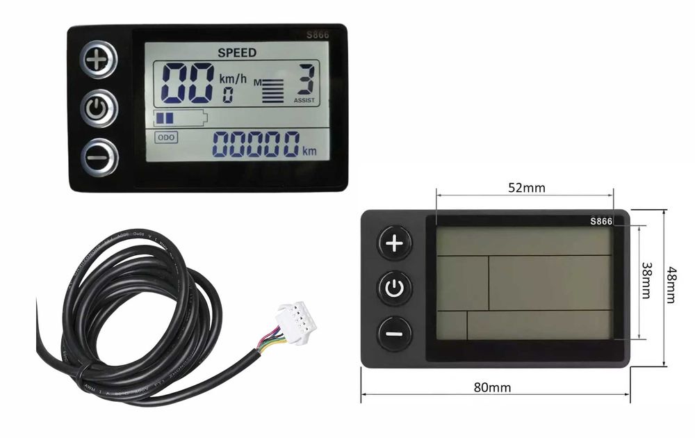 Електронабір, швидкість 45км/год, дальність 50-100км, електровелосипед