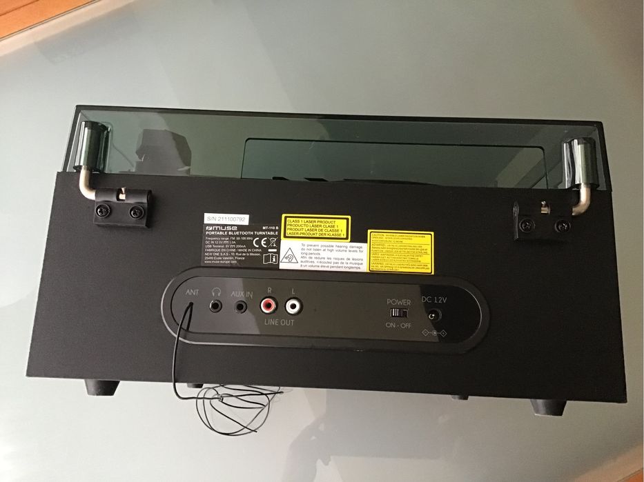 Giradiscos cd radio bluetooth muse vintage collection