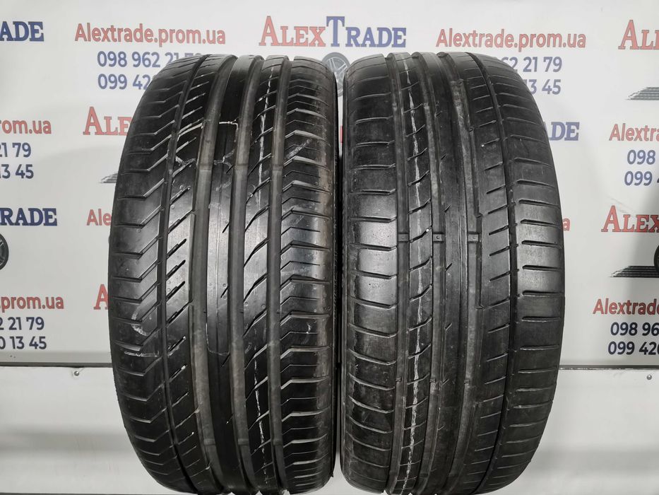 2 шт. 225/40 R18 Continental ContiSportContact 5 літні шини вживані