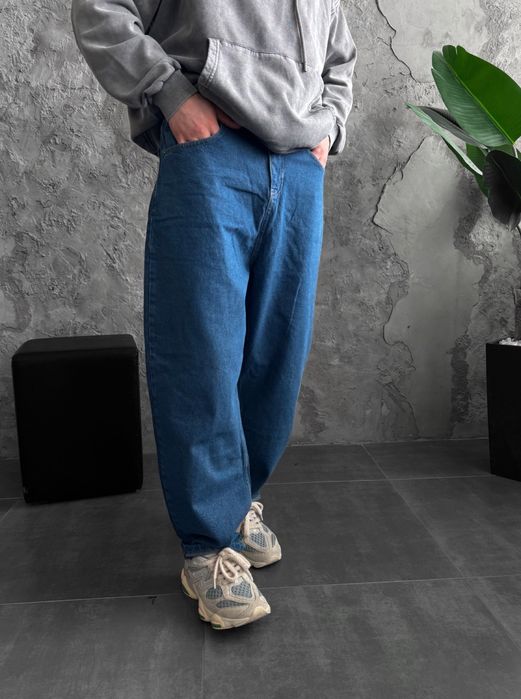 Джинси чоловічі широкі baggy/balloon jeans, штани баггі | Джинсы багги мужские широкие Джынсы беги стиль 90 х реп ск8 rap sk8 y2k | Розмір XL
