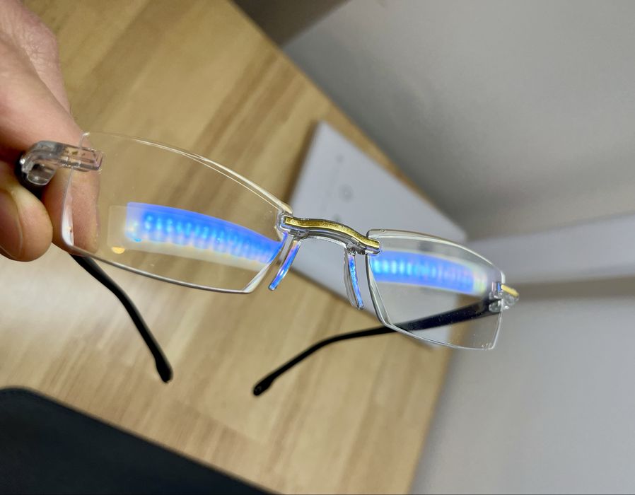 Okulary przed komputer przeciw UV swiatlo niebieskie