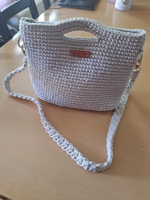 Beżowa torebka Hand Made