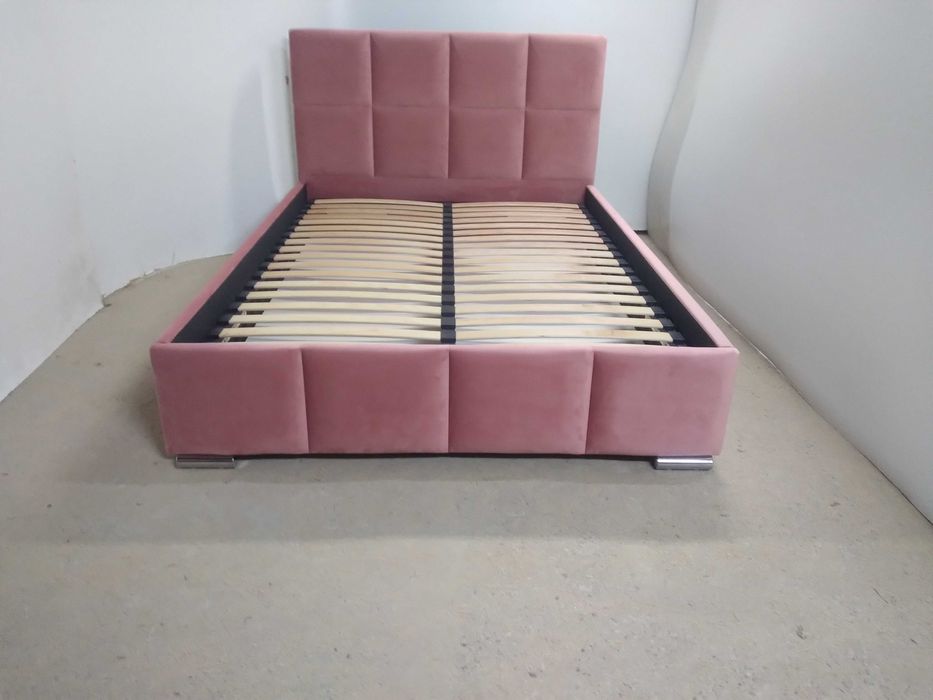 PRODUCENT OKAZJA Łóżko Tapicerowane stelaż metalowy pojemnik naPościel