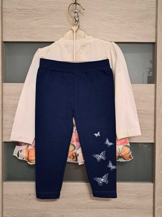 Komplet dres 68/74cm dziewczynka 2 częściowy