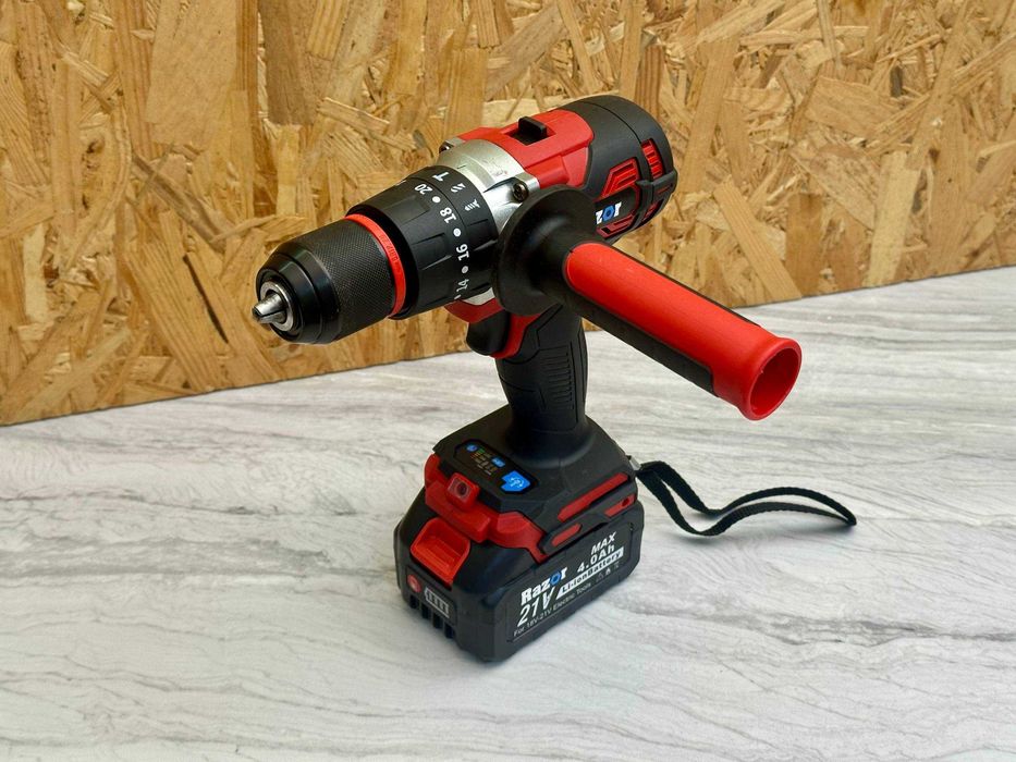 Комплект Безщітковий Шуруповерт + АКБ 4.0 Ah + ЗУ – Razor