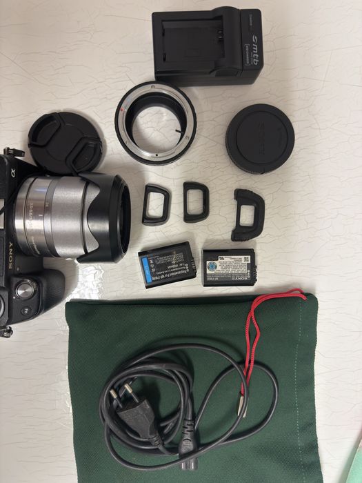 Sony NEX-6, com objetiva