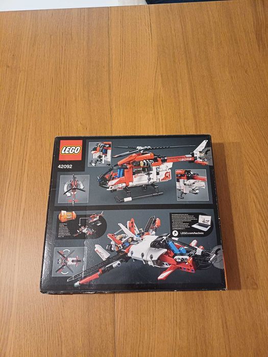 LEGO Technic 42092 Helicóptero Salvamento 2 em 1 -Novo Selado em Caixa