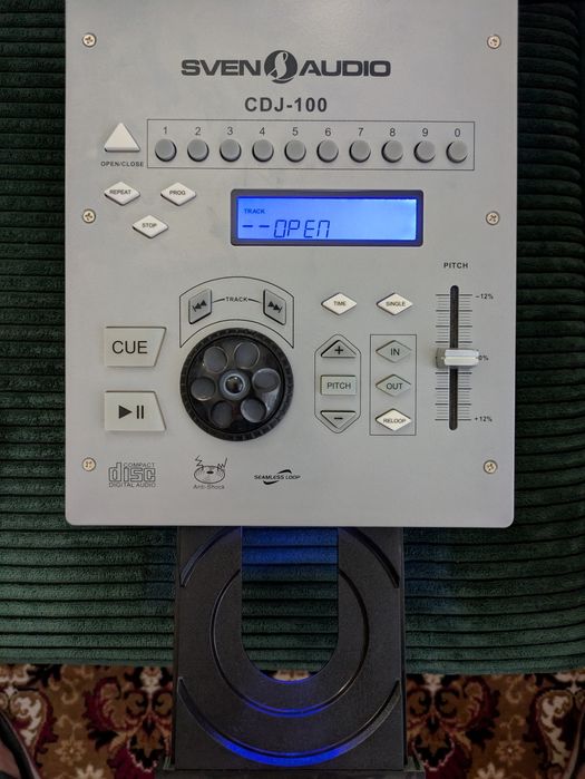 Програвач CD дисків, діджей пульт Sven