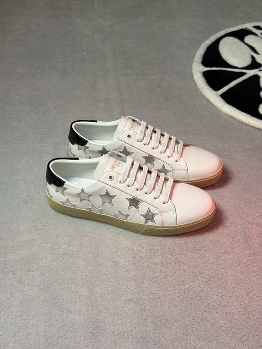 В Україні!!!Кеди Saint Laurent Court Classic "White/Silver" 41-43