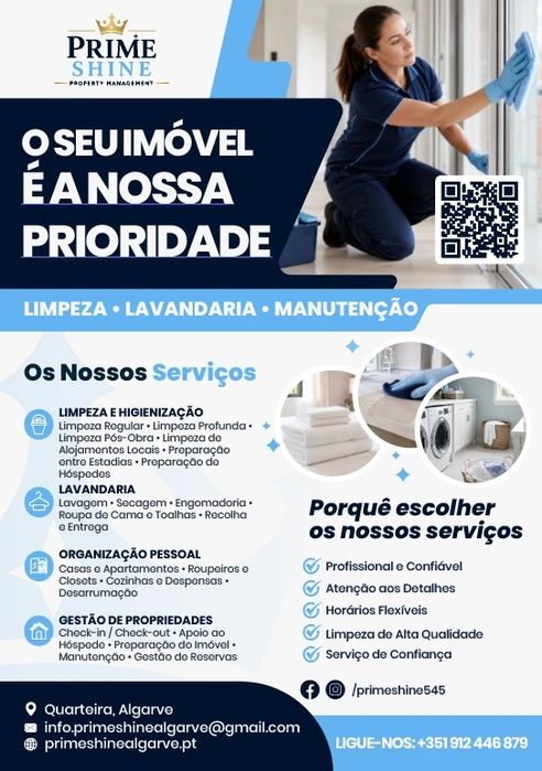 Serviço  p / T1  Check-in, Check-out, Lavandaria e respetiva Limpeza  90.00€