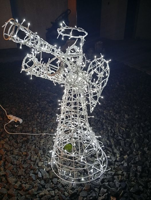 Anioł świetlny Figura LED