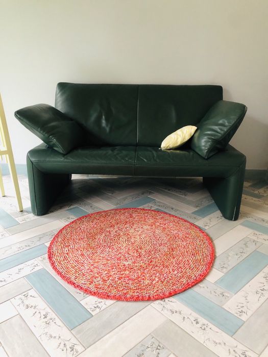 Коврик для медитации 90 см. Ручная работа.