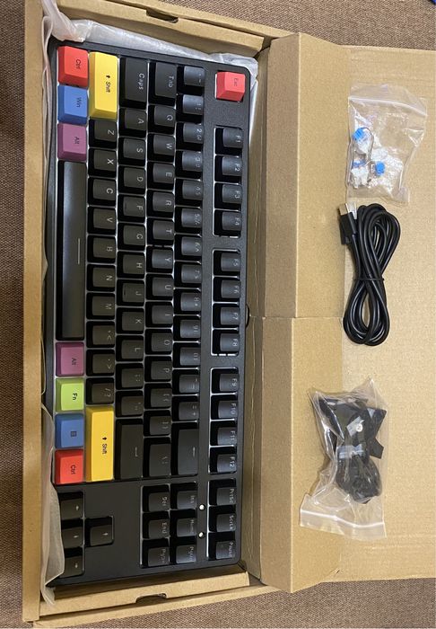 Klawiatura mechaniczna NK100 87 klawiszy gamingowa usb c pc macbook