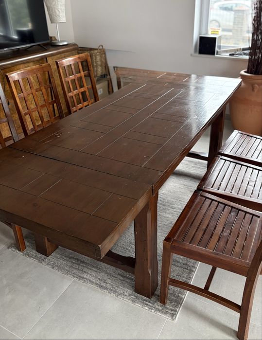 Stół drewniany rozkładany