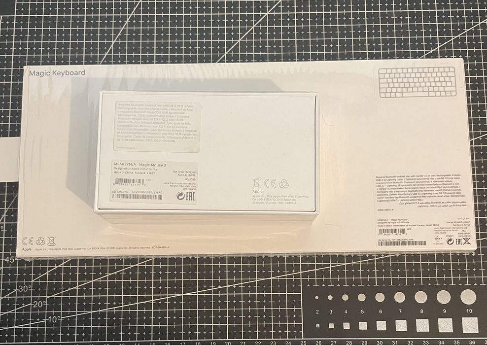 Apple Magic Keyboard A2450 + Magic Mouse 2 A1657 jak nowe