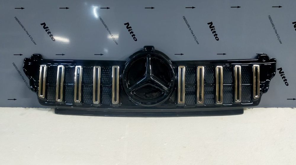 Mercedes Sprinter 00-06 гг. Передняя решетка GT Chrome Eco (CDI)