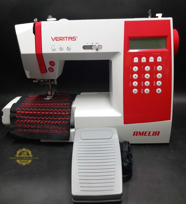 Maszyna do szycia Veritas 90 ściegów hafty obcinanie niciGWARANCJA ROK