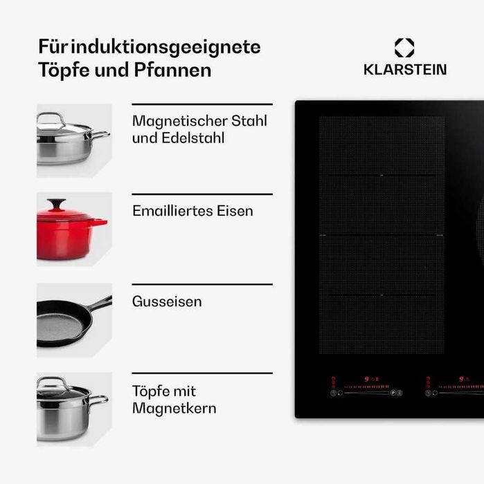 Індукційна плита Klarstein Masterster 90 Flex Индукционная плита