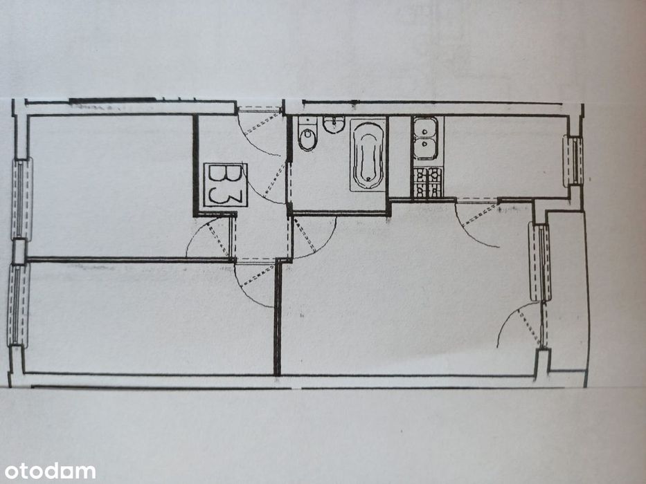 OKAZJA 3 pokoje | 43,5 m² | Parter | Zwierzyniecka | Parking zamknięty