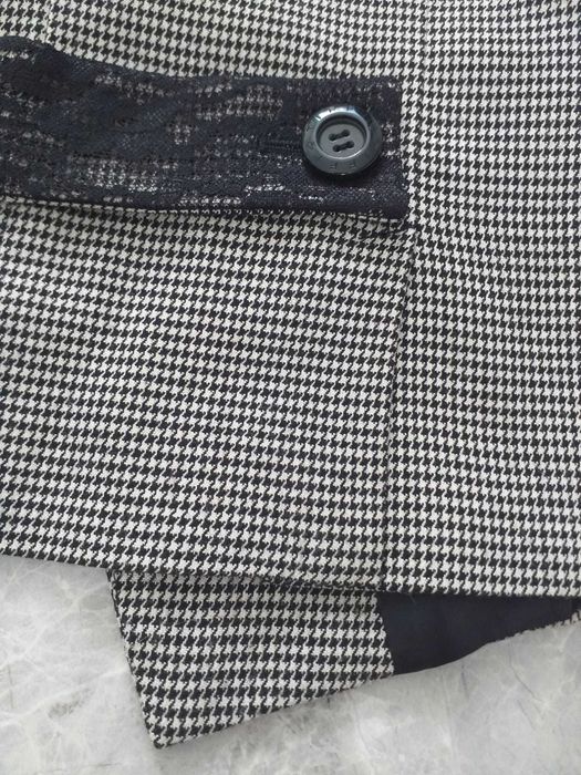 szara elegancka damska marynarka świąteczna vintage klasyczna S