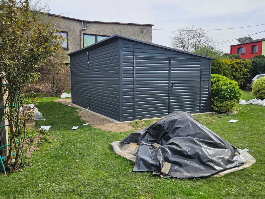 Garaż blaszak 4x2 Garaż blaszany schowek magazyn mały garaż na wymiar