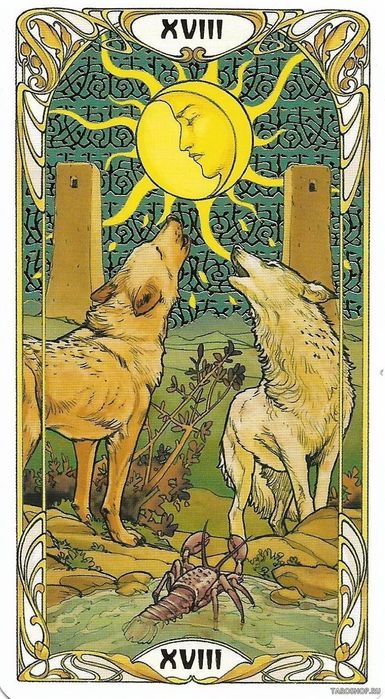 Таро в металевому боксі Ар Нуво  (art nouveau tarot)