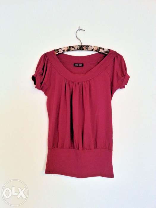 Bluzka 38 M czerwona t shirt podkoszulek bluzeczka jak nowa