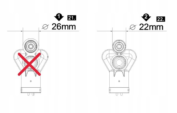 Karcher Głowica Pompa K 2 - K 3 - K 4 22mm