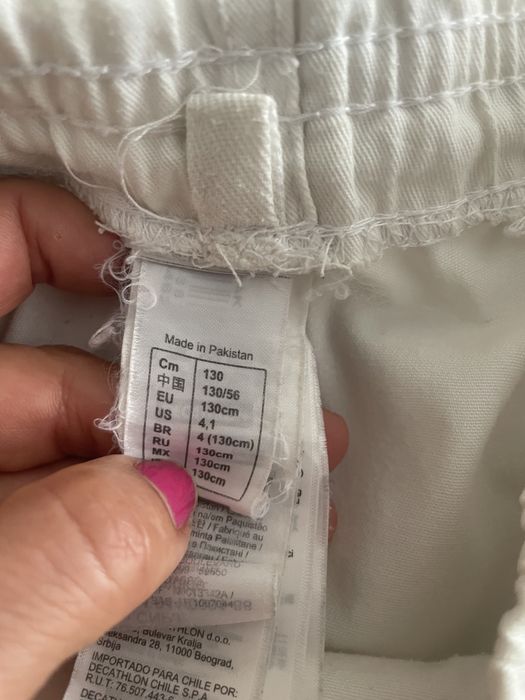 Fato judo 5-7 anos cinturao branco, branco e amarelo