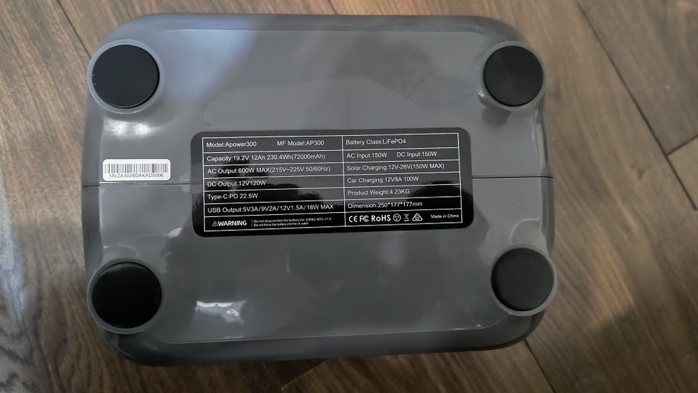 Нова Електростанція 600W Швидка зарядка 72000mAh /230 Вт*год з UPS/ДБЖ