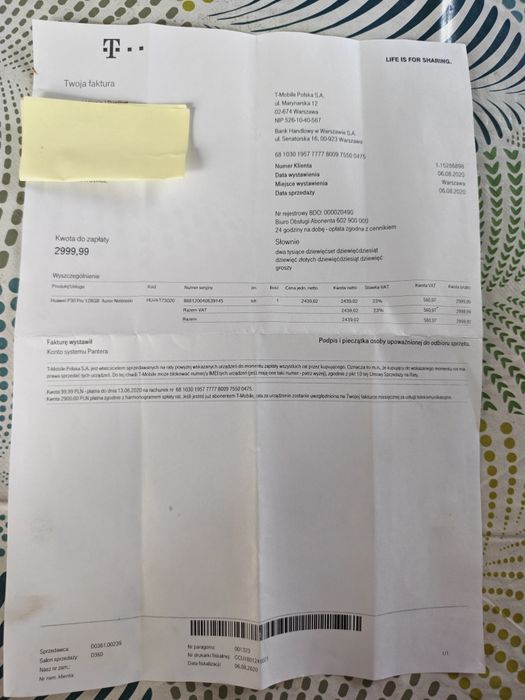 Huawei p 30 pro w dbd stanie