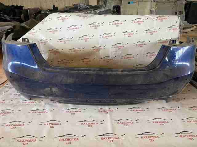 Бампер задний nissan maxima a36 синий, царапины