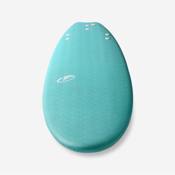 Prancha de Surf em espuma 6'6 swallow tail 55L turquesa